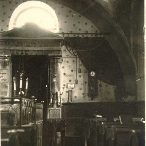 Balatonfüredi zsinagóga belső képe (Forrás: MZSL)
